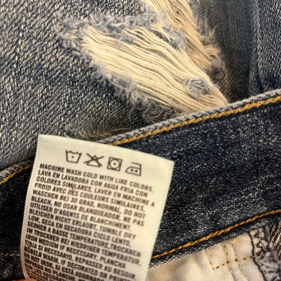 Citizens of Humanity Medium Light Distressed Denim Shorts - Picture 7 of 7